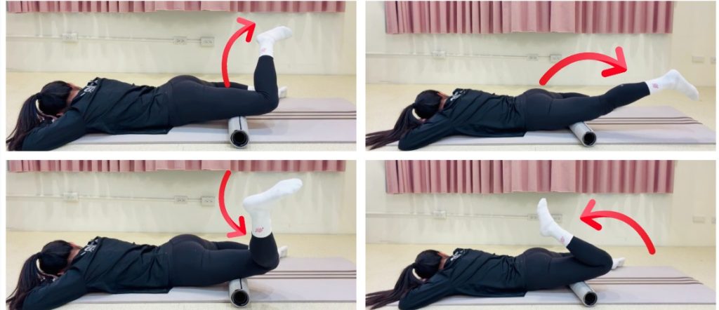 大腿前側滾筒放鬆